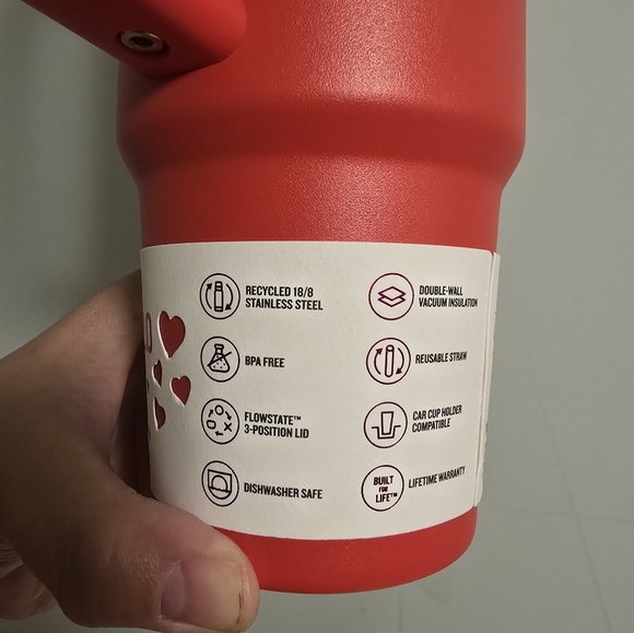 NWT Stanley Target 2025 Valentine's Day Limited Ed Collab The Flowstate Quencher - Picture 9 of 10